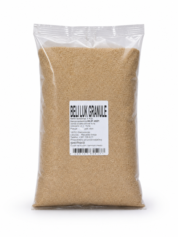Beli luk granule 1kg cekić pak Beli luk granule 1kg